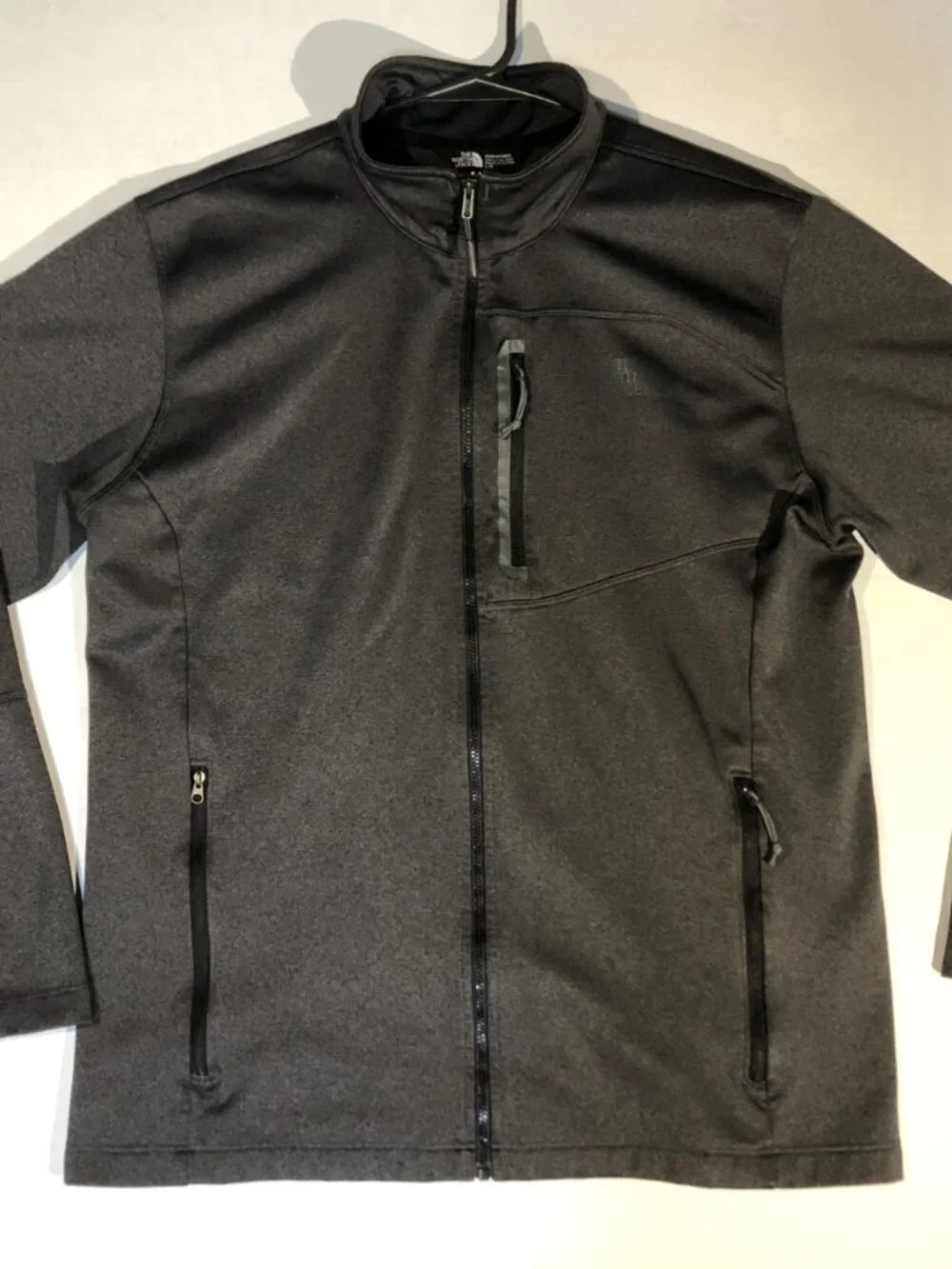 The North Face Canyonlands Jacket Men's Charcoal Gray Full Fleece Size Large